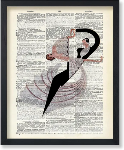 Miniatura 15 de Poster Master Póster de Arte del Diccionario - Impresión Retro de Mujer Soldadora - Arte de Sándwich de Queso a la Parrilla - Regalo para Ella