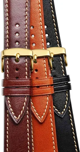 Miniatura 8 de WOCCI Luxury Watch Bands, Full Grain Leather, Replacement Straps for Men and Women, Band Width 18mm 20mm 22mm
