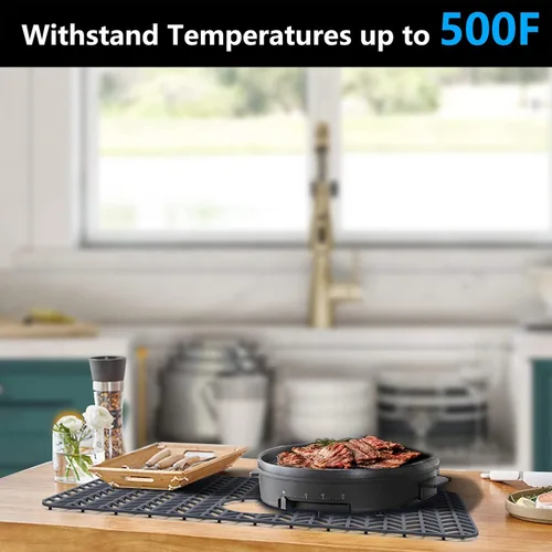 Miniatura 5 de AWOKE Protectores de fregadero para fregadero de cocina, alfombrilla protectora de fregadero de cocina - 28.4"x15.2" Alfombrilla plegable