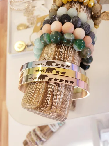 Miniatura 3 de Mama Bear Cuff Bracelet Mother's Day Gift