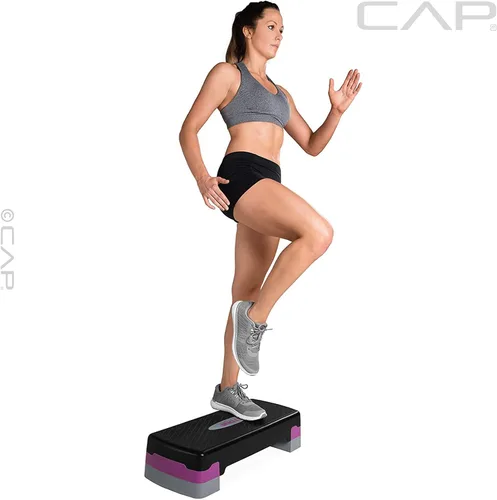 Miniatura 7 de Tone Fitness Plataforma de paso aeróbico compacta Paso de ejercicio