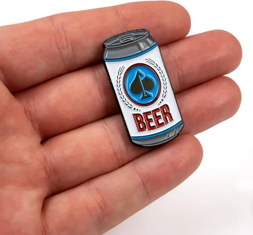 Miniatura 4 de Pins & Aces Marcador de pelota de golf, metal premium, pintura esmaltada única, diseño personalizado, se fija a cualquier imán, añade