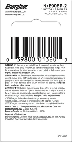 Miniatura 7 de Energizer N Baterías, paquete de 2