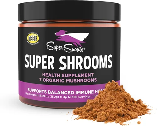 Miniatura 4 de Super Snouts Super Shrooms - Suplemento de apoyo inmunológico de hongos para perros y gatos, 2.64 onzas, fabricado en Estados Unidos, orgánico sin