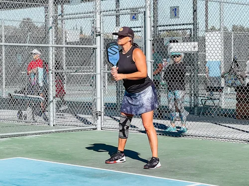 Miniatura 4 de Blevonh - Falda de tenis para mujer con bolsillo, para correr o jugar golf