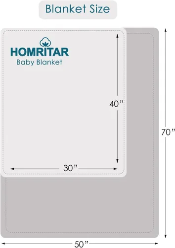 Miniatura 7 de HOMRITAR Mantas de bebé para niños o niñas, manta mullida y suave 3D para bebé, suave, cálida y acogedora de franela polar, manta de recepción