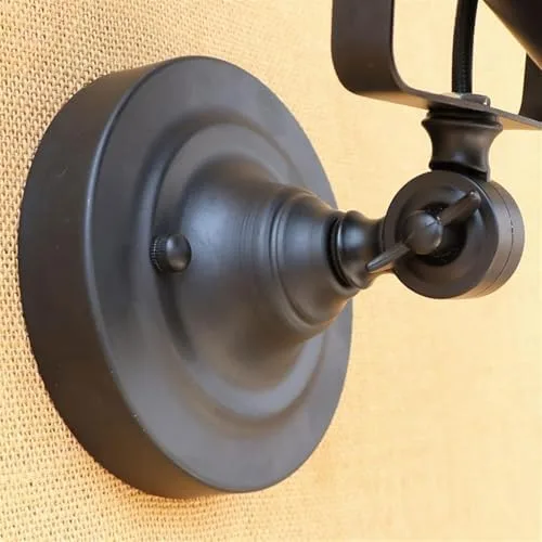 Miniatura 5 de Luces de pared LED industriales retro, aplique de bombilla E27 para dormitorio y sala de estar, accesorio decorativo hacia arriba, iluminación