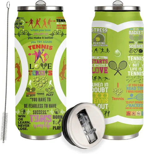 Miniatura 11 de Taza de viaje de fútbol con tapa, regalos para amantes del fútbol, vaso de acero inoxidable al vacío, taza de café, regalos para mujeres y hombres