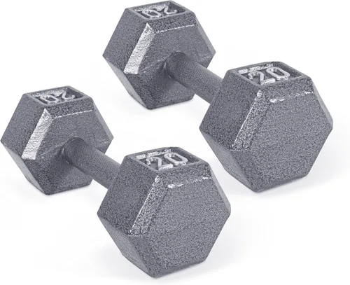 Miniatura 28 de CAP Barbell Mancuerna hexagonal de hierro fundido Múltiples opciones
