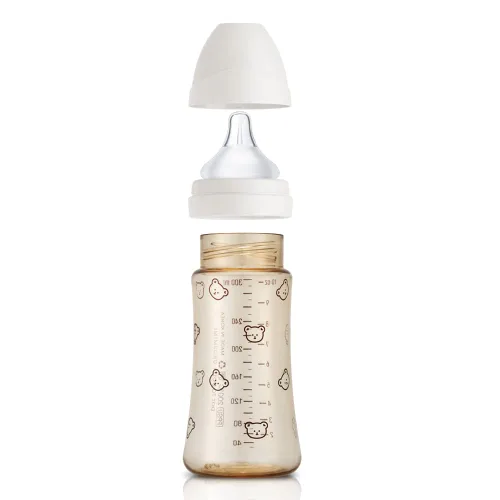 Miniatura 2 de Grosmimi Biberón PPSU, libre de BPA (6oz Bear_Pure Gold)