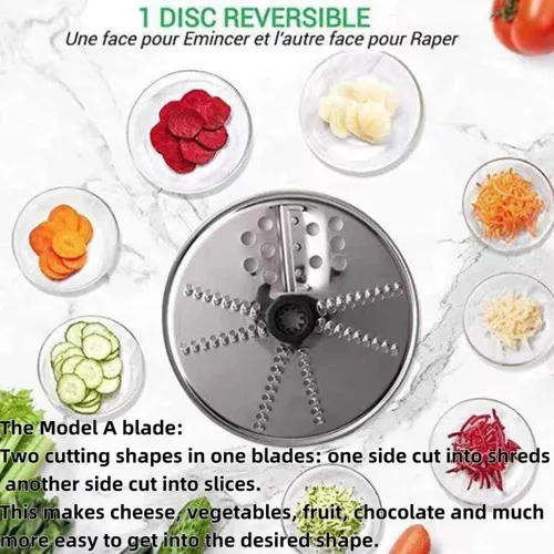 Miniatura 3 de Cortador de verduras adecuado para Thermomix TM6/TM5, pelador multifuncional compatible con accesorios Thermomix (Juego de cortador grueso + fino)