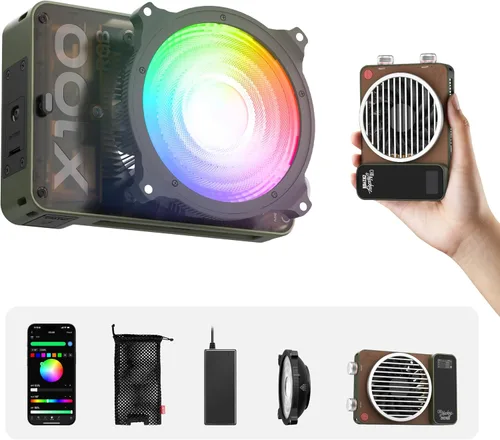 Miniatura 12 de ZHIYUN MOLUS X100 RGB PRO 100W Luz de Vídeo [Oficial] V2 Versión Mejorada Iluminación Profesional para Fotografía Portátil Salida Continua