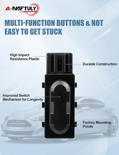 Miniatura 6 de Interruptor de asiento eléctrico de 6 vías de repuesto para Ford Mustang F150 F250 F350 Explorer Escape Lincoln y más, interruptor de ajuste