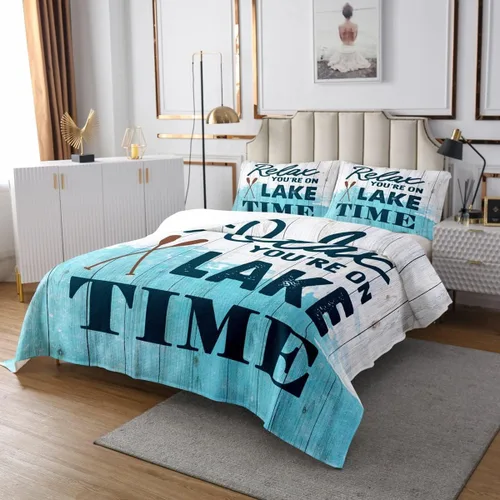 Miniatura 12 de Castle Fairy Shark Kids Bedspread Twin Size,3D Shark Bule Underwater World Coverlet Set,Boys Girls Bedroom Decor,Marine Life Quilted Coverlet,Ocean