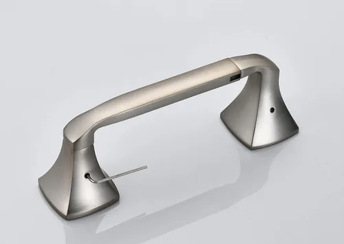 Miniatura 6 de Soporte de papel higiénico giratorio para la colección Moen YB5108BN Voss, níquel cepillado