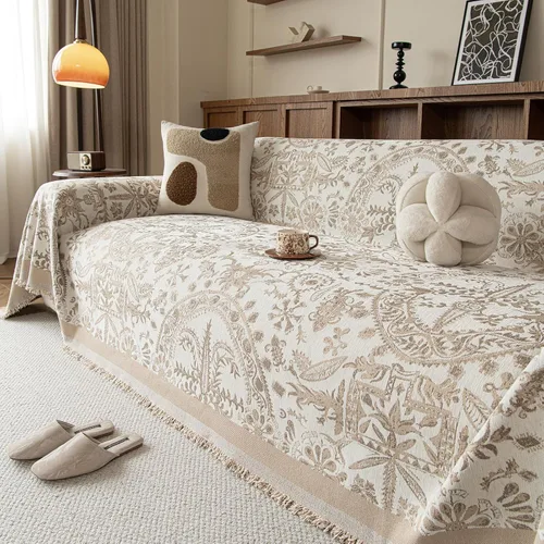Miniatura 54 de ROOMLIFE Funda de sofá con estampado de leopardo para sofá de 3 plazas, lavable, protector de muebles para perros, funda de sofá suave