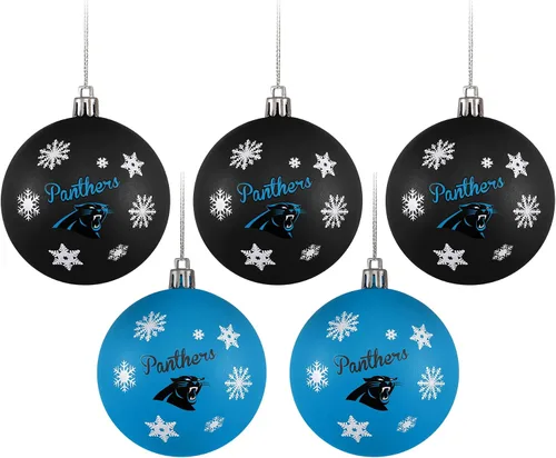 Miniatura 4 de FOCO Dallas Cowboys NFL 5 Pack Shatterproof Ball Ornament Set