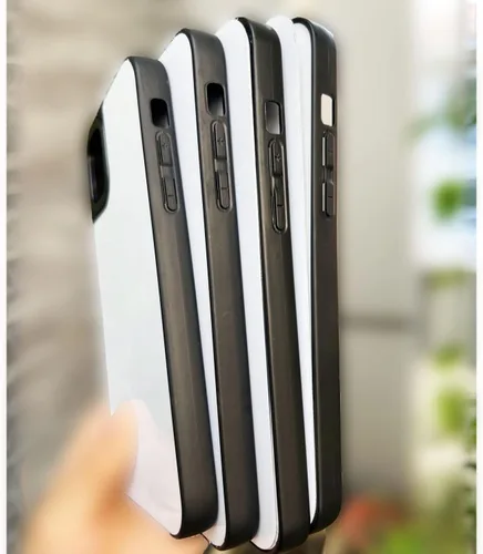 Miniatura 4 de JUSTRY 5 fundas para teléfono en blanco de sublimación a granel compatibles con iPhone 12/12 Pro, 6.1 pulgadas, fácil de sublimar, personalizable, 2
