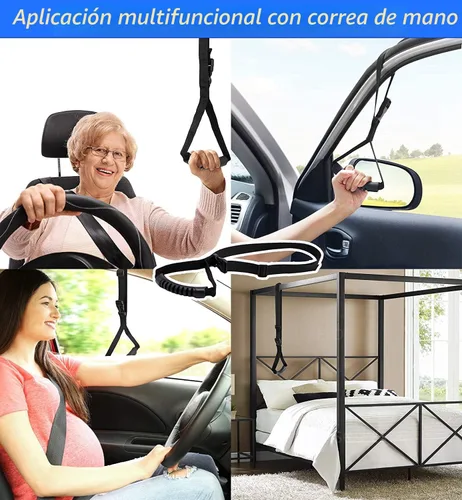 Miniatura 9 de Mango de puerta de coche KOUNATSURI para ancianos, asa de asistencia de vehículo, mango multifunción, barra de cierre de puerta de coche para Azul