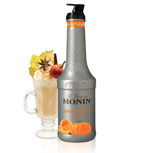 Miniatura 20 de Monin - Puré de cereza negra, sabores naturales, ideal para tés, limonadas, batidos y cócteles, sin OMG, vegano, sin gluten (1 litro)
