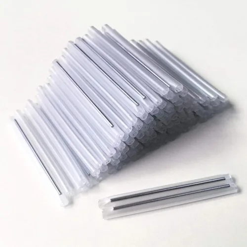Cable óptico de fibra de tubo termocontraíble PE transparente de 1.575 in de diámetro de 0.102 in de diámetro, manga de protección de empalme de