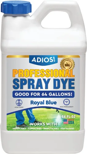 Miniatura 8 de Adios! Marcador profesional de tinte en aerosol azul, (16 onzas), indicador para el cuidado del césped y el césped, seguro para mezclar