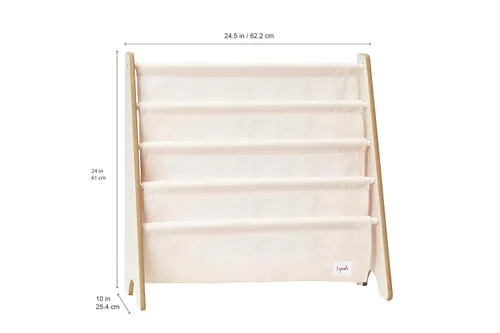 Miniatura 3 de 3 Sprouts Book Rack – Kids Storage Shelf Organizer Baby Room Bookcase Furniture, con estampado de león