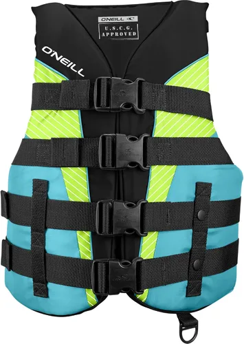 Miniatura 6 de O'Neill Chaleco salvavidas SuperLite USCG para mujer Negro/humo/negro: ultra violeta
