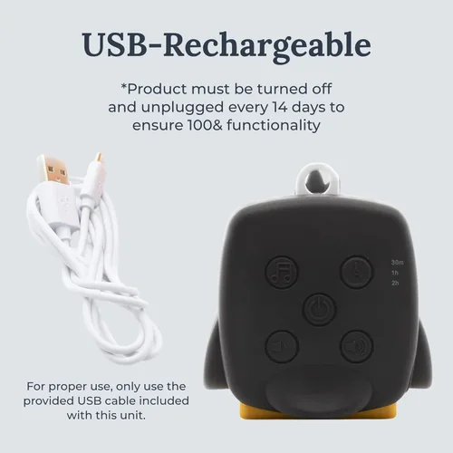 Miniatura 2 de Yogasleep - Chupete de bolsillo para bebé, máquina de ruido blanco, 6 sonidos relajantes y temporizador para un mejor sueño, incluye ruido marrón