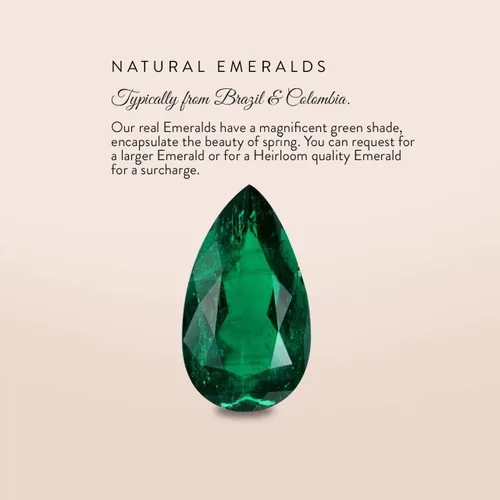Miniatura 4 de Diamondere Anillo de compromiso de diamantes y piedras preciosas naturales y certificadas en oro macizo de 14 quilates Anillo de piedra lateral
