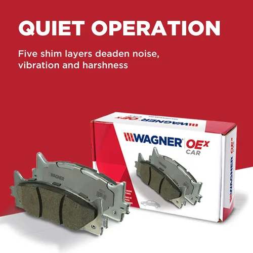 Miniatura 5 de Wagner Brake OEX OEX817 Juego de pastillas de freno de disco de cerámica premium