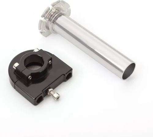 Miniatura 2 de Krace - Agarraderas de mano para motocicleta de 7/8 pulgadas con tubo de acelerador anodizado CNC de giro rápido, control de palanca motorizado