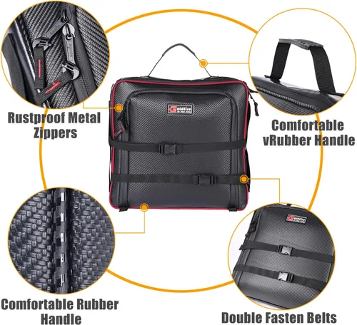 Miniatura 8 de UTV X3 Bolsa de almacenamiento debajo del asiento, bolsa de almacenamiento de gran capacidad para Can-Am Maverick X3 2017-2025 fácil de transportar