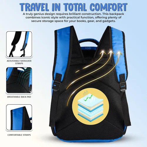 Miniatura 4 de AI ACCESSORY INNOVATIONS K-Pop Demon Hunters - Mochila de 16 pulgadas para niñas, con un Derby de cara grande con orejas 3D y bordado, dije de bolsa