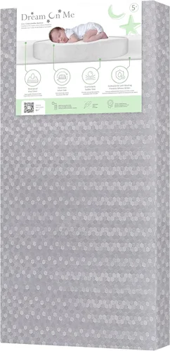 Miniatura 10 de Dream On Me Little Lullaby - Colchón 2 en 1 para cuna, de doble cara para bebés y niños pequeños, funda impermeable, certificado GREENGUARD Gold, se