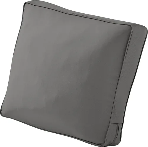 Miniatura 12 de Classic Accessories Montlake FadeSafe FadeSafe - Cojín de respaldo para silla de patio, 19 x 20 x 4 pulgadas, color gris jaspeado
