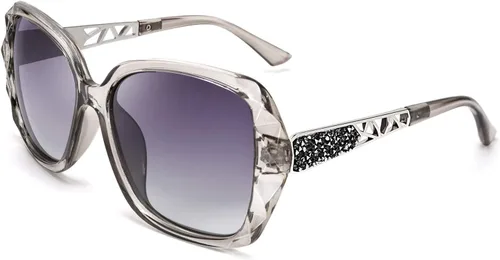 Miniatura 24 de FEISEDY - gafas de sol polarizadas para mujer, marco compuesto brillante B2289