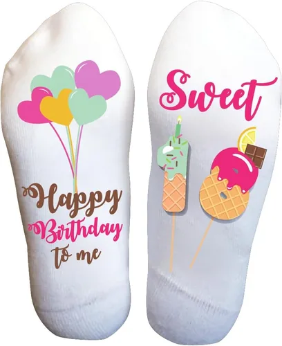 Miniatura 11 de Calcetines Divertidos Mis Quince para Niñas Adolescentes, Regalo de Quinceañera del 15º Cumpleaños, Recuerdo de Fiesta Personalizado