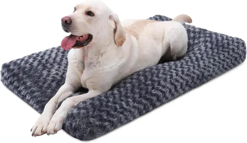 Miniatura 16 de KSIIA Cama Lavable para Perros Cama de Felpa de Lujo para Jaula de Perros Almohadilla Cómoda para Perrera Alfombrilla Antideslizante para Dormir