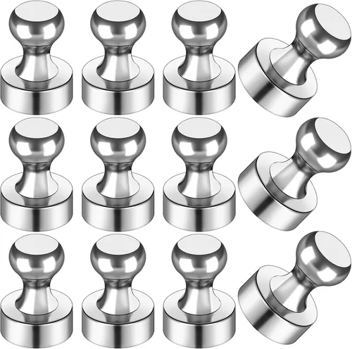 Miniatura 19 de LOVIMAG Imanes para nevera, 16 unidades, pizarra blanca para refrigerador, pequeño imán fuerte, accesorios de cocina, juego de casillero decorativo