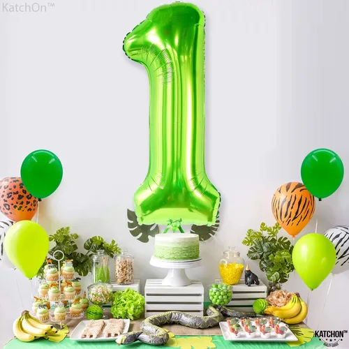 Miniatura 738 de KatchOn, Globo grande azul número 2 de 40 pulgadas Decoraciones de cumpleaños de Baby Shark para niño de 2 años Globo azul número 2 Globo