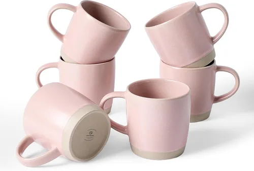 Miniatura 19 de famiware Juego de 4 tazas de café, juego de tazas de 13 onzas, juego de tazas de cerámica con asa para café, té, cacao, leche, serie Constellation