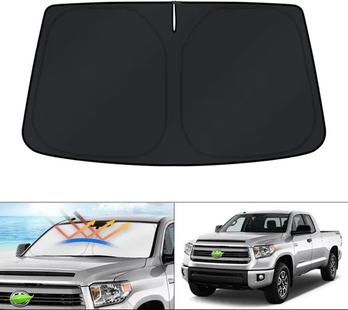 Miniatura 44 de KUST - Parasol plegable para parabrisas para Ford Ranger, accesorios 2019-2025 2026, parasol personalizado para ventana, protector solar plegable