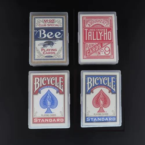 Miniatura 6 de Juego de 6 fundas de plástico vacías para cartas de juego, organizador de almacenamiento cerrado a presión, adecuado para Game Gard de 3.5 x 2.5