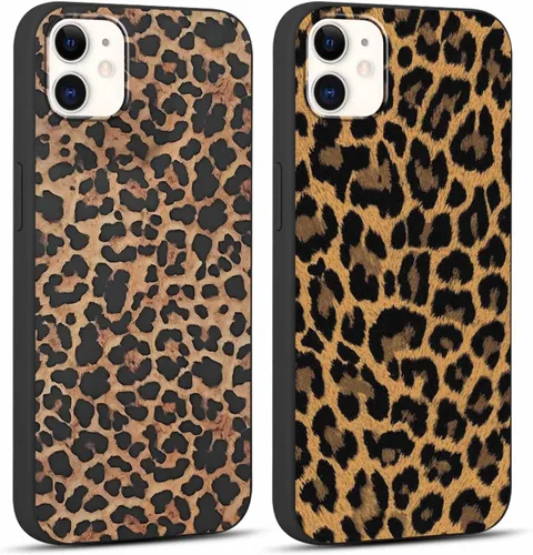 Miniatura 81 de Paquete de 2 Fundas de Teléfono Bonitas con Estampado de Guepardo para Apple iPhone 13 Pro Max de 6.7 Pulgadas, Fundas de Diseño