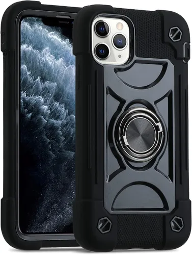 Miniatura 62 de MARKILL Funda compatible con iPhone Air de 6.5 pulgadas 2025 con soporte de anillo giratorio de 360 grados, protección contra caídas de grado
