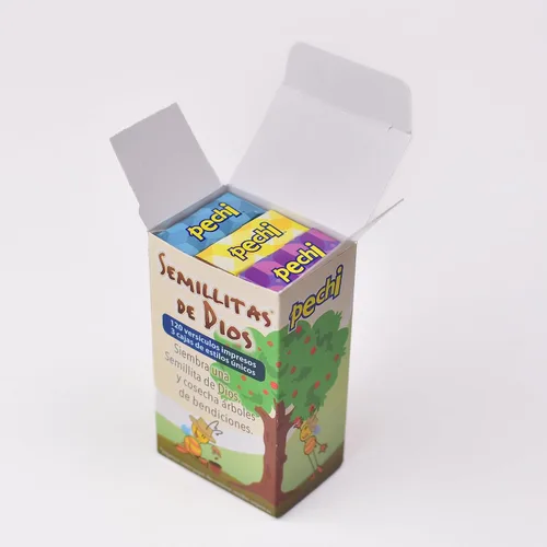 Miniatura 2 de Pechi Semillitas de Dios - (mini versículos bíblicos en español) 3 paquetes de 40 mensajes cada uno con versículos de la Biblia para todos los días.