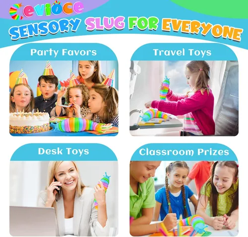 Miniatura 5 de Cevioce Juguetes Sensoriales Fidget de Babosa, Juguetes Fidget de Babosa para Adultos y Niños, Recuerdos de Fiesta, 1 Pieza de Lindos Juguetes