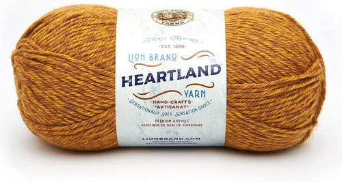 Miniatura 46 de Lion Brand Yarn Heartland Yarn - Hilo multicolor para tejer, tejer y tejer, paquete de 3, color congaree