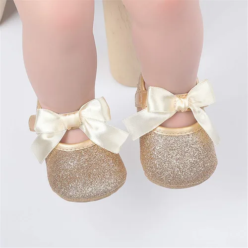 Miniatura 2 de COSANKIM Zapatos planos Mary Jane con suela de goma antideslizante para bebés y niñas pequeñas zapatos de vestir de princesa